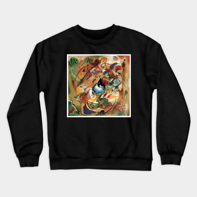 Wassily Kandinsky Abstract Art Crewneck Sweatshirt by KOTFILMS